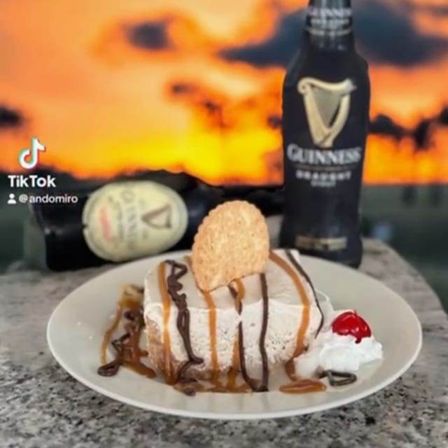 Guinness cheese cake.